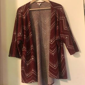 Lula Roe Lindsay Kimono / Open Front Cardigan
